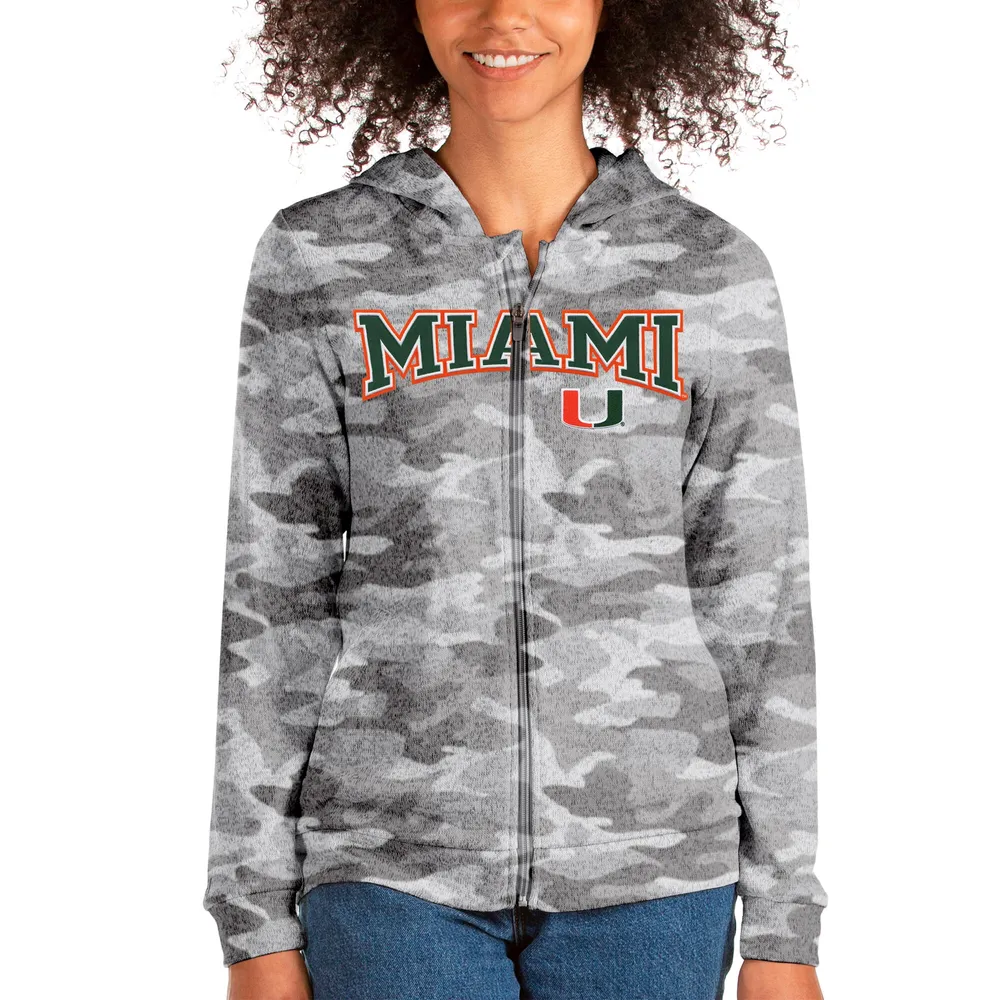 Men's Antigua Camo Miami Dolphins Team Absolute Pullover Hoodie Size: Extra Large