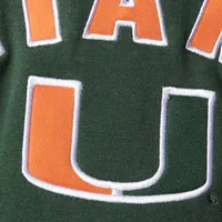 Women's Colosseum Green Miami Hurricanes Loud and Proud Pullover Hoodie