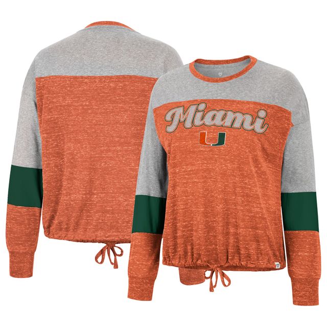 Lids Miami Hurricanes Homefield Vintage It's All About the U T-Shirt -  Heathered Orange