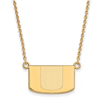 Miami Hurricanes Women's Gold Plated Pendant Necklace