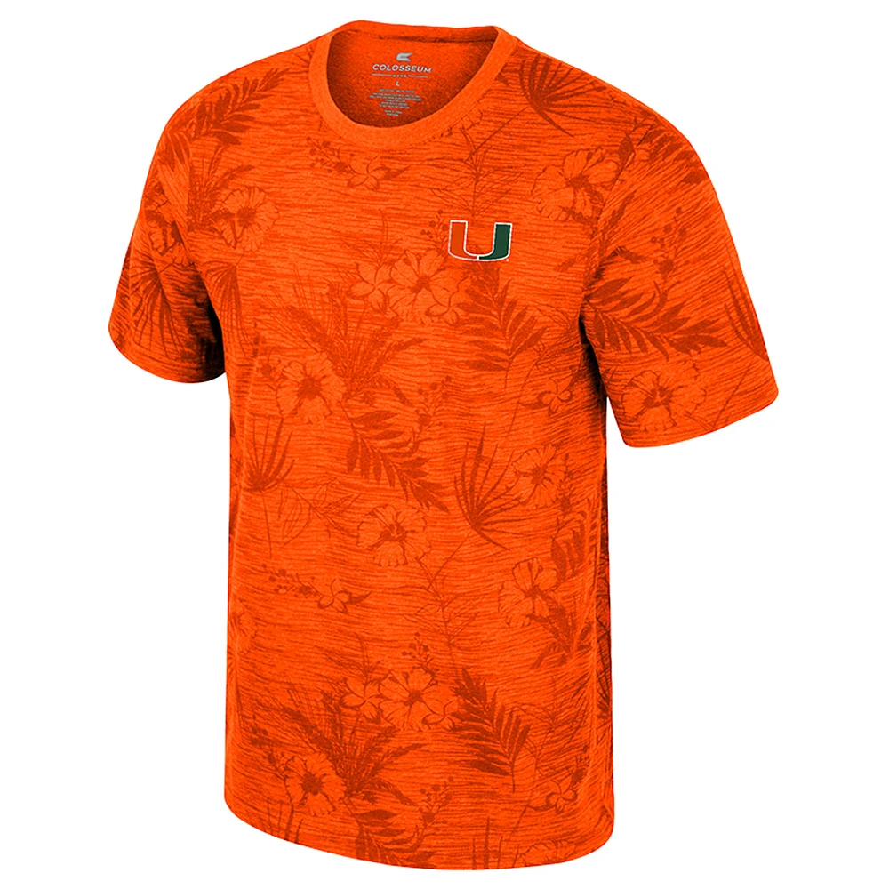 T-shirt orange Fern du Colisée pour jeunes des Hurricanes de Miami
