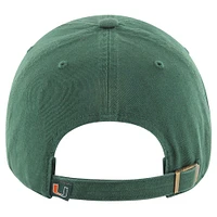 Youth '47 Green Miami Hurricanes Clean Up Adjustable Hat