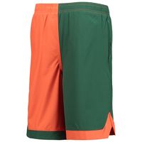 Youth Green/Orange Miami Hurricanes Conch Bay Swim Shorts