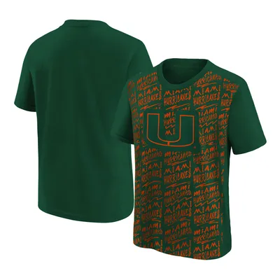 Miami Hurricanes Youth Exemplary T-Shirt - Green