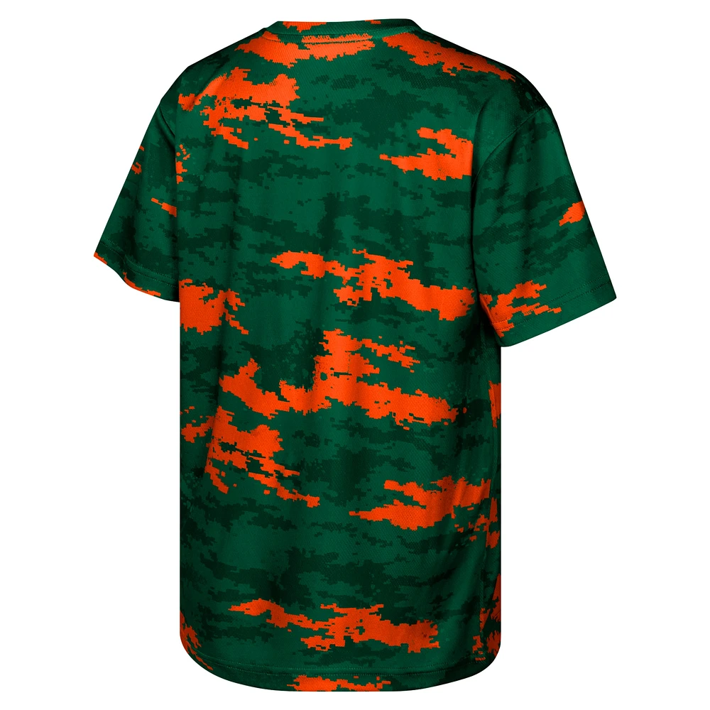 Youth Green Miami Hurricanes Scrimmage T-Shirt