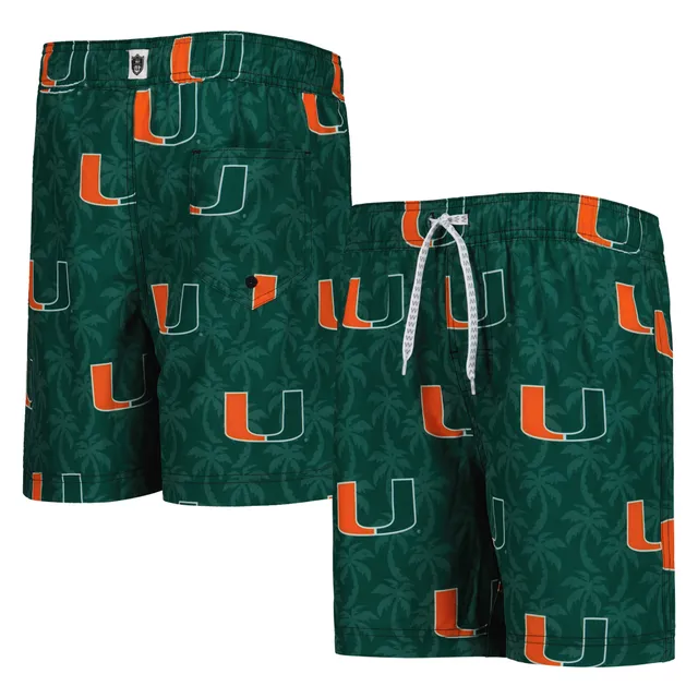 Youth Wes & Willy Red Georgia Bulldogs Palm Tree Swim Shorts