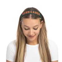 ZooZatz Green Miami Hurricanes Hard Headband