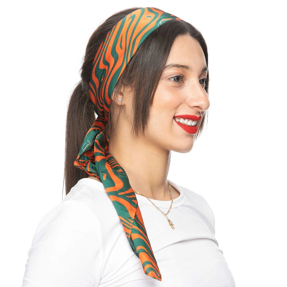 ZooZatz Miami Hurricanes Hair Scarf