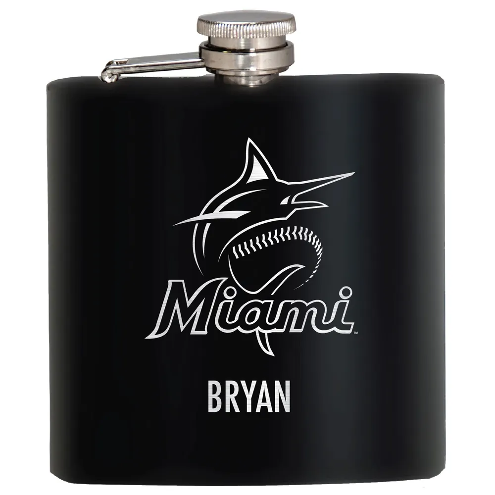 Men's Miami Marlins Fanatics Branded Black Personalized Winning