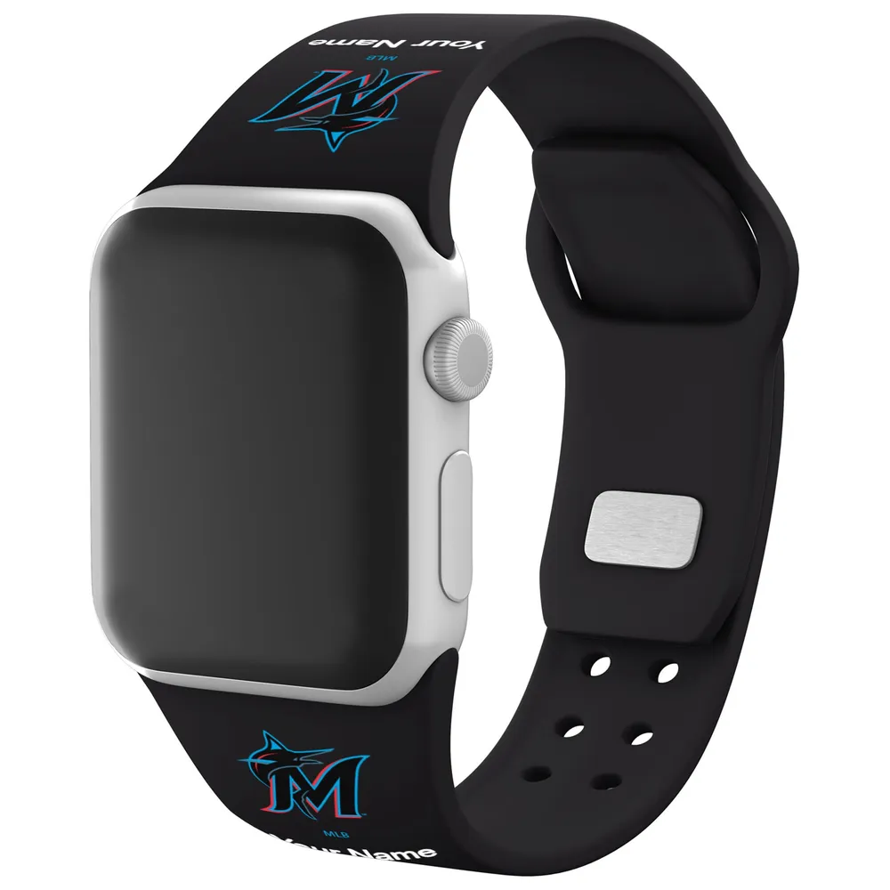 Men's Miami Marlins Fanatics Branded Black Personalized Winning