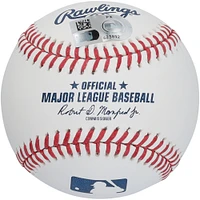 Ballon de baseball autographié par Eury Perez des Marlins de Miami