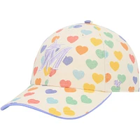 Casquette réglable Clean Up Miami Marlins Delight '47 pour fille - Blanc