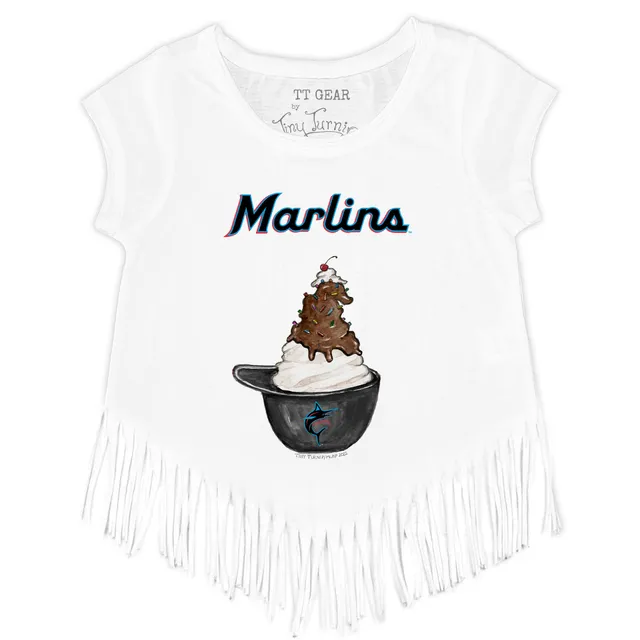 Lids Tampa Bay Rays Tiny Turnip Girls Youth Sundae Helmet Fringe T