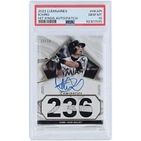 Carte relique autographiée par Ichiro Suzuki des Marlins de Miami, Topps Luminaries 2022, Triple Game Used #HKAP-I #10/15, PSA, 10 cartes authentifiées