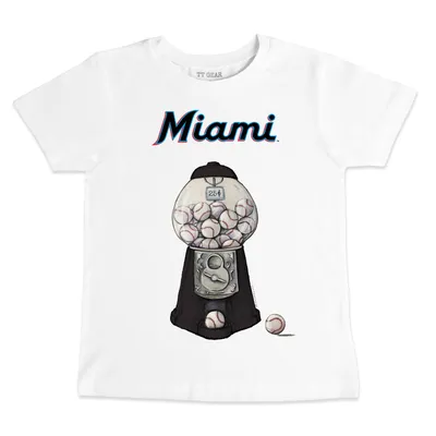 Youth Tiny Turnip White Miami Marlins Fastball T-Shirt Size: Medium