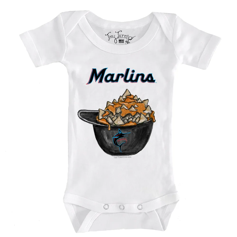 Lids Miami Marlins Tiny Turnip Women's Stacked T-Shirt - Black