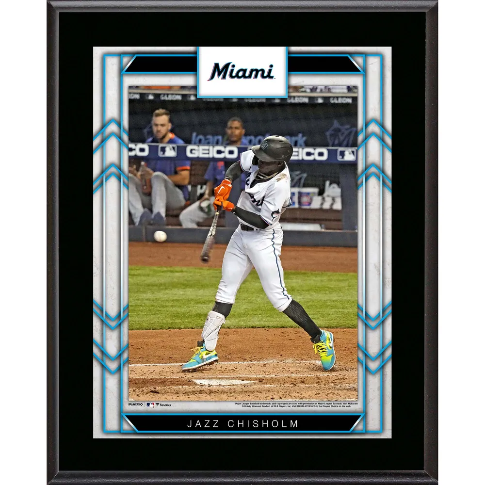 Lids Jazz Chisholm Miami Marlins Fanatics Authentic Framed 10.5 x 13  Sublimated Player Plaque