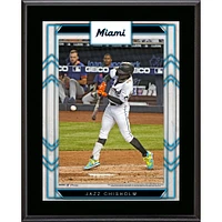 Jazz Chisholm Miami Marlins Framed 10.5" x 13" Sublimated Player Plaque
