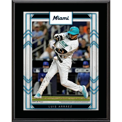 Luis Arraez Miami Marlins 10.5" x 13" Sublimated Player Plaque