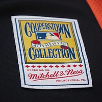 Maillot d'entraînement au bâton authentique noir pour homme Mitchell & Ness Jose Fernandez des Miami Marlins
