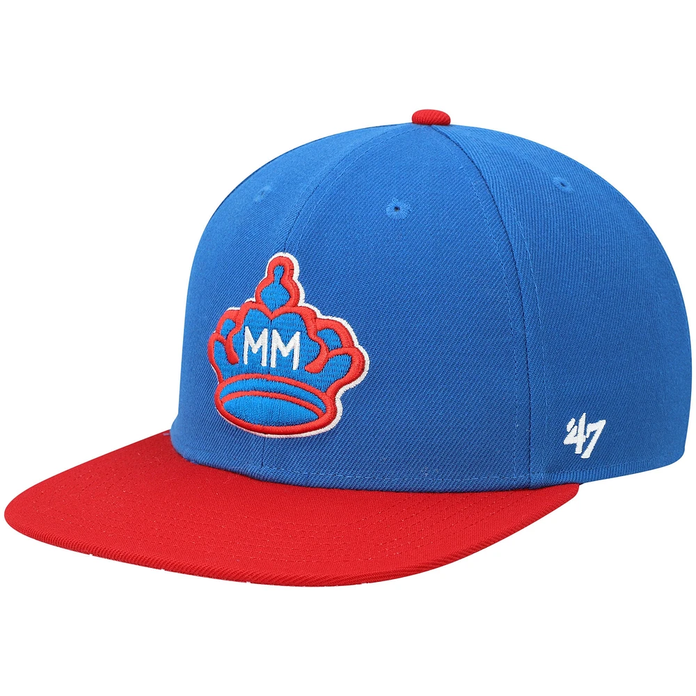 Men's '47 Blue Miami Marlins 2021 City Connect Captain Snapback Hat