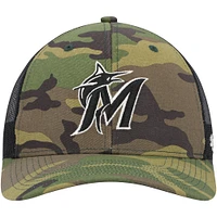 Casquette Snapback '47 Camo Miami Marlins pour homme