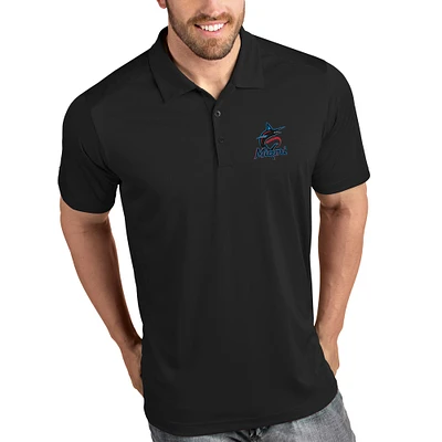 Polo hommage aux Miami Marlins noir Antigua pour homme
