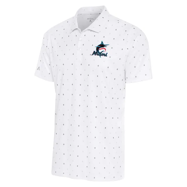 Men's Antigua Black Miami Dolphins Big & Tall Legacy Pique Polo