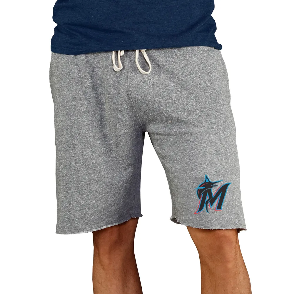 Lids Miami Marlins Concepts Sport Mainstream Terry Shorts - Gray