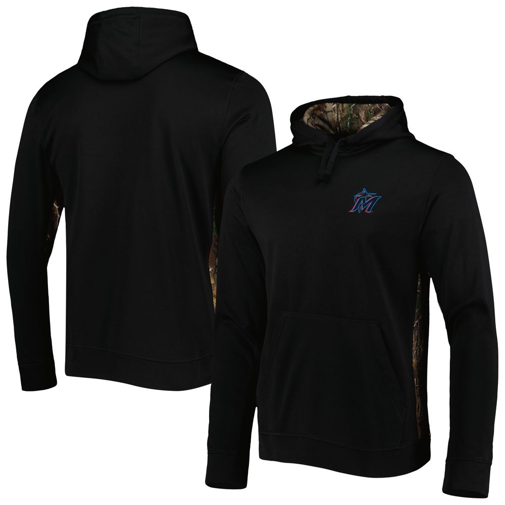 Men's Dunbrooke Black/Camo Miami Marlins Ranger Pullover Hoodie