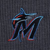 Men's Dunbrooke Miami Marlins Charcoal Maverick Long Sleeve T-Shirt