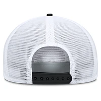 Casquette snapback Fanatics noire/blanche pour homme des Miami Marlins Clubhouse Change Up
