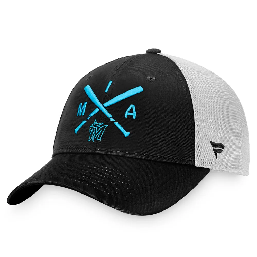 Lids Miami Marlins Fanatics Branded Snapback Hat - Black