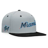 Lids Miami Marlins Fanatics Branded Snapback Hat - Black