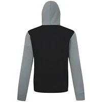 Men's Levelwear Black Miami Marlins Accolade Ultimate Mission Pullover Hoodie