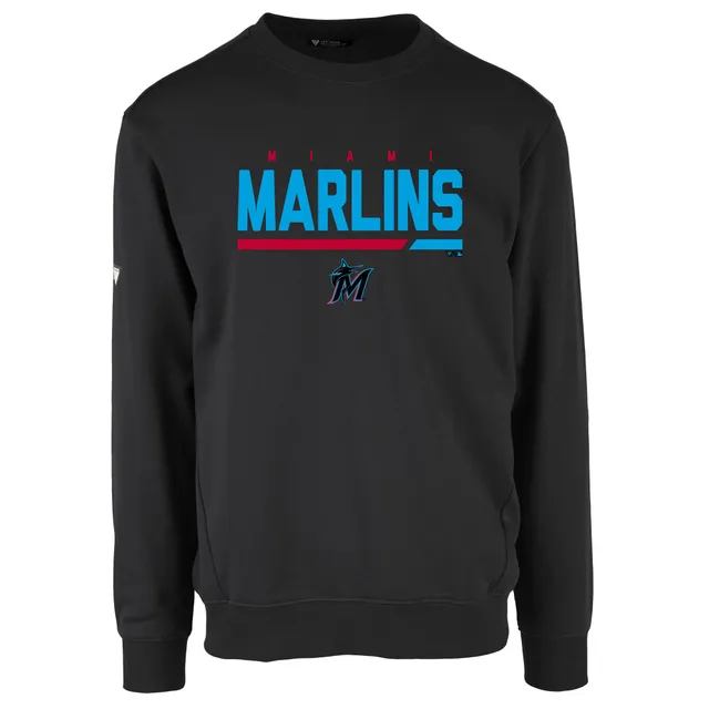 Nike Men's Miami Marlins Black Arch Over Logo Long Sleeve T-Shirt