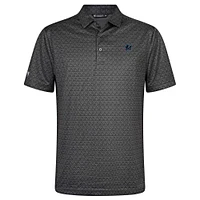 Polo System Insignia 2.0 anthracite pour homme de Levelwear des Miami Marlins