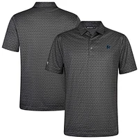 Polo System Insignia 2.0 anthracite pour homme de Levelwear des Miami Marlins
