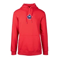 Men's Levelwear Red Miami Marlins City Connect Podium Core 2.0 Pullover Hoodie