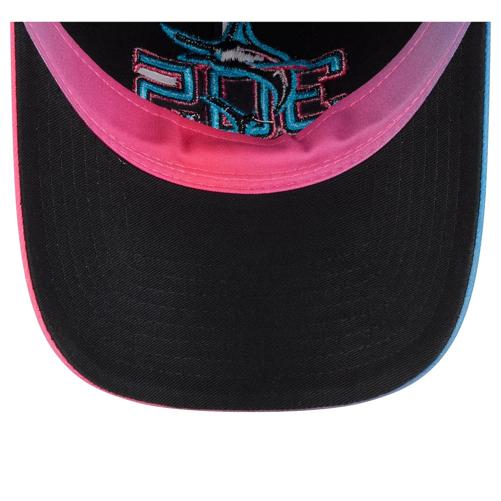 Men's New Era Black/Pink Miami Marlins 2025 City Connect 9TWENTY Adjustable Hat
