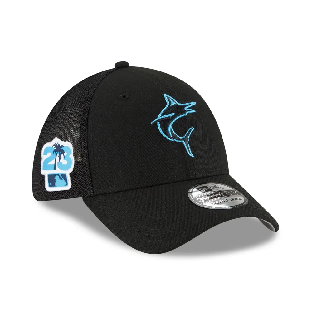 Men's Fanatics Branded Blue Miami Marlins Team Core Fitted Hat