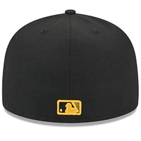 Casquette ajustée 59FIFTY pour la Journée des forces armées 2024 de Miami Marlins New Era noire homme