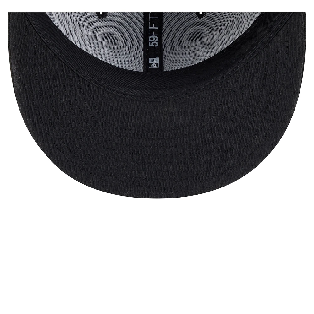 Men's New Era Black Miami Marlins 2025 City Connect 59FIFTY Fitted Hat