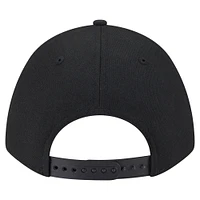 Men's New Era  Black Miami Marlins 9FORTY M-Crown Adjustable Hat