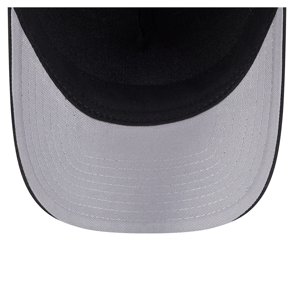 Men's New Era  Black Miami Marlins 9FORTY M-Crown Adjustable Hat