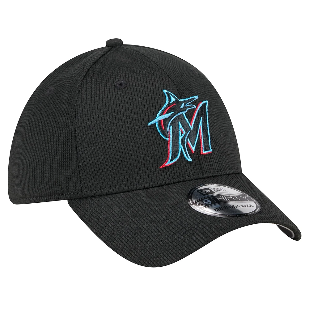 Men's New Era Miami Marlins Active Pivot 39THIRTY Flex Hat