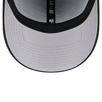 Casquette New Era noire Miami Marlins Active Pivot 39THIRTY Flex pour hommes