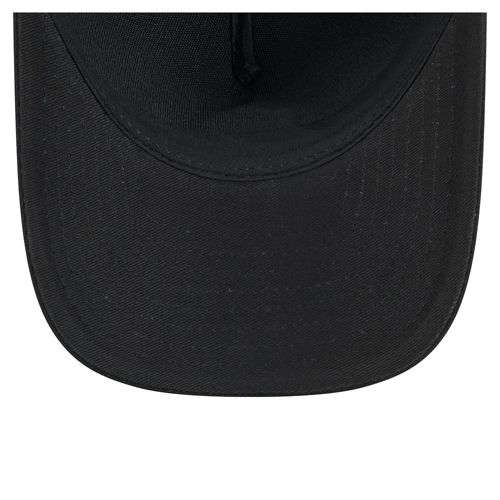 Casquette ajustable New Era noire Miami Marlins 9FORTY M-Crown A-Frame pour homme