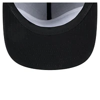 Casquette de golf à visière snapback noire Miami Marlins pour homme New Era