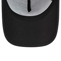 Men's New Era Black Miami Marlins Tonal Pop 9FORTY A-Frame Adjustable Hat